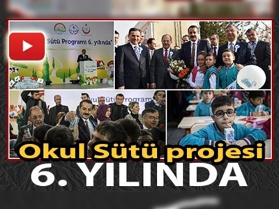 Okul Sütü projesi 6. yılında