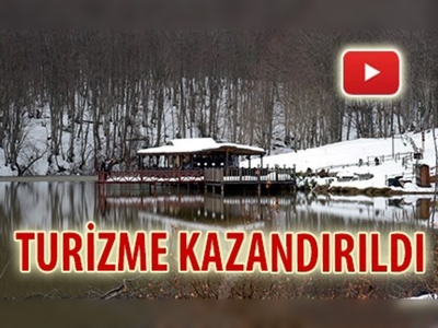 Gölet turizme hizmet ediyor