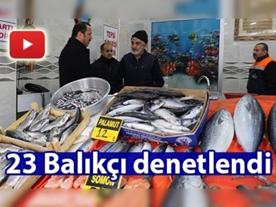 Elazığ'da balık denetimi