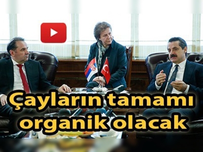 Bakan Faruk Çelik'ten organik çay açıklaması