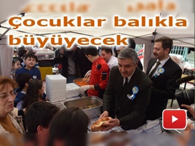 Çocuklara 'Balık Ekmek Şenliği'