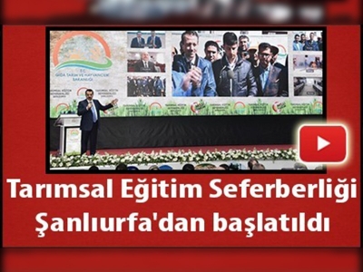 Tarımsal eğitim seferberliği başladı