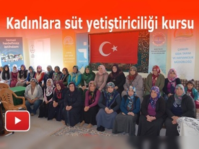 Çankırı'da kadın çiftçilere sertifika