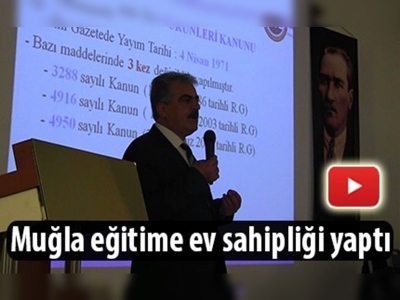 Muğla'da su ürünleri mevzuatı ve denetim eğitimi