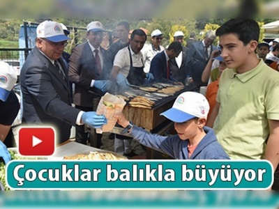 Marmarisli çocuklar balıkla büyüyor