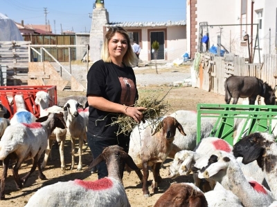 Destekle kendi çiftliğini kurdu