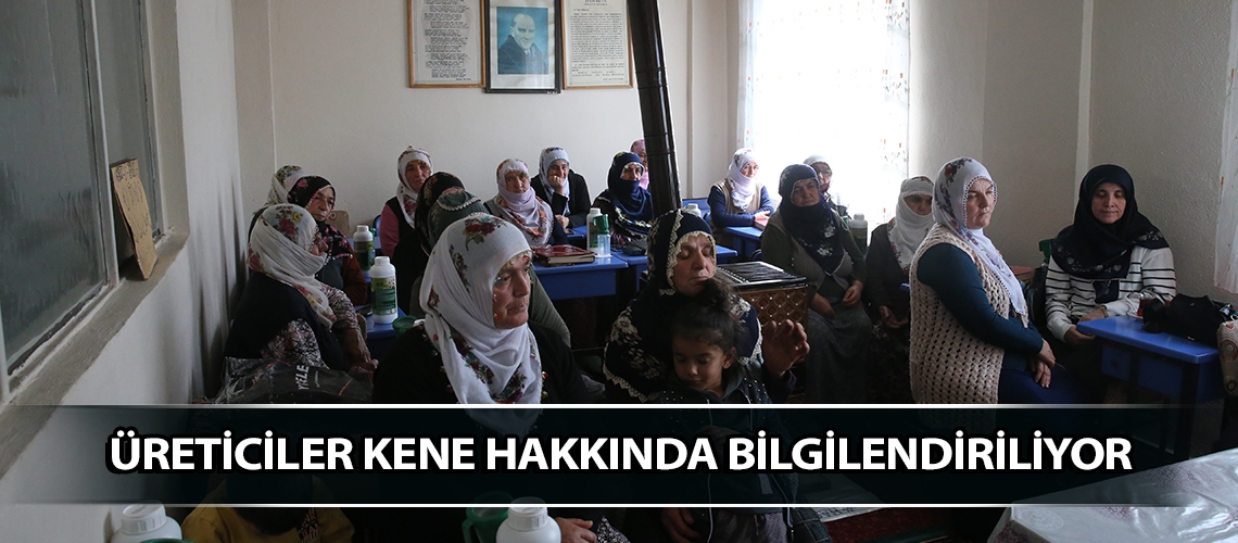 Üreticiler kene hakkında bilgilendiriliyor