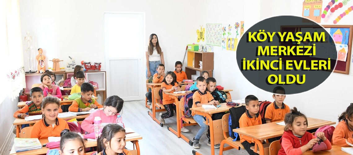 Köy yaşam merkezi ikinci evleri oldu