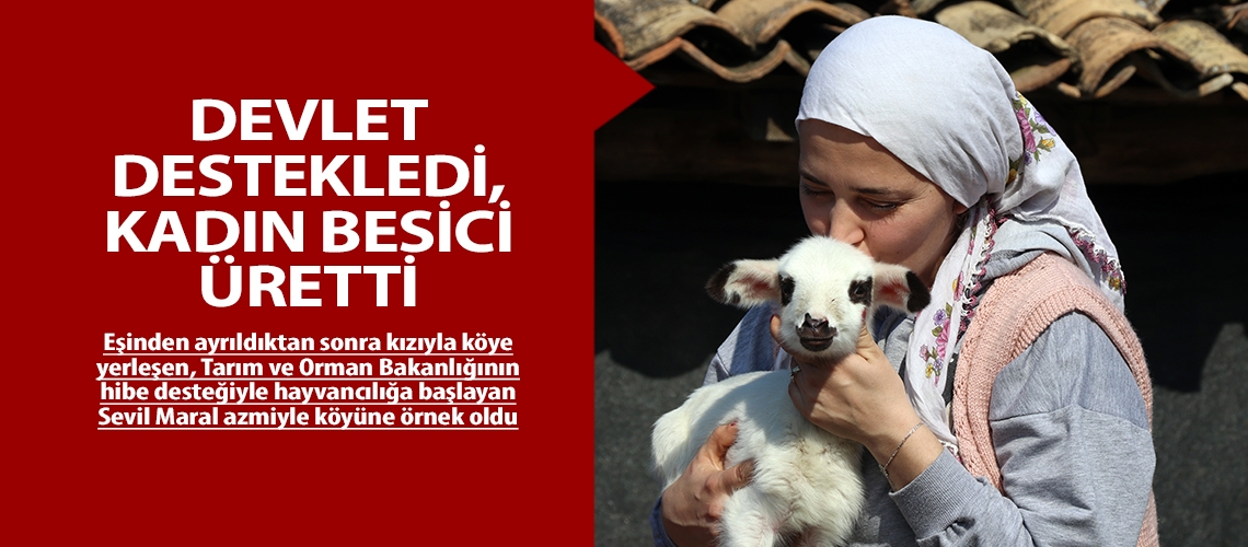 Devlet destekledi, kadın besici üretti