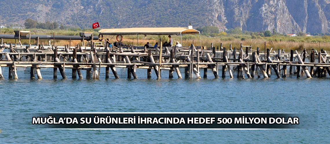 Muğla’da su ürünleri ihracında hedef 500 milyon dolar