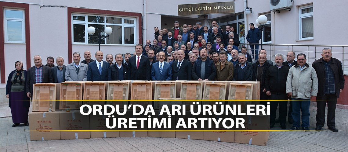 Ordu’da arı ürünleri üretimi artıyor