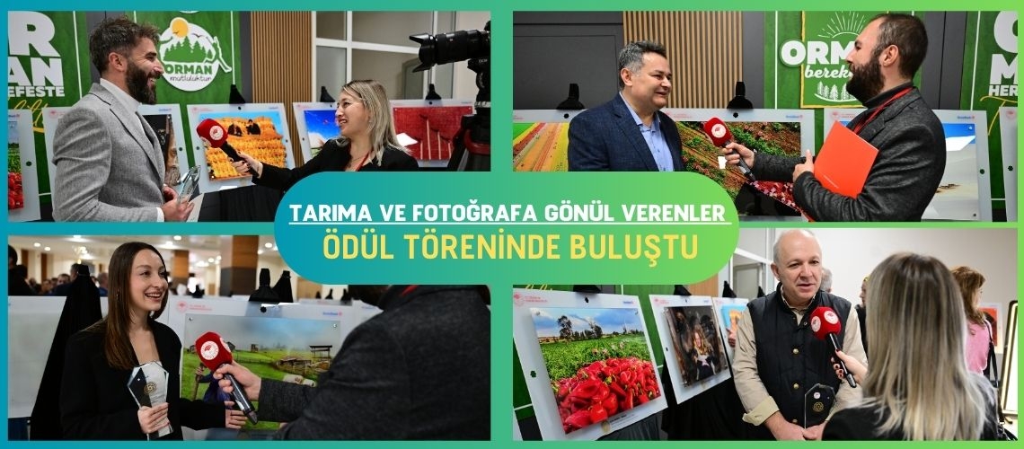 Tarıma ve fotoğrafa gönül verenler ödül töreninde buluştu