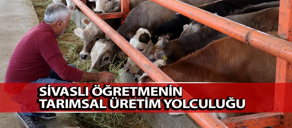 Sivaslı öğretmenin tarımsal üretim yolculuğu