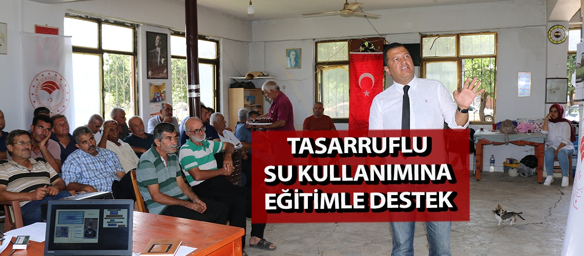 Tasarruflu su kullanımına eğitimle destek