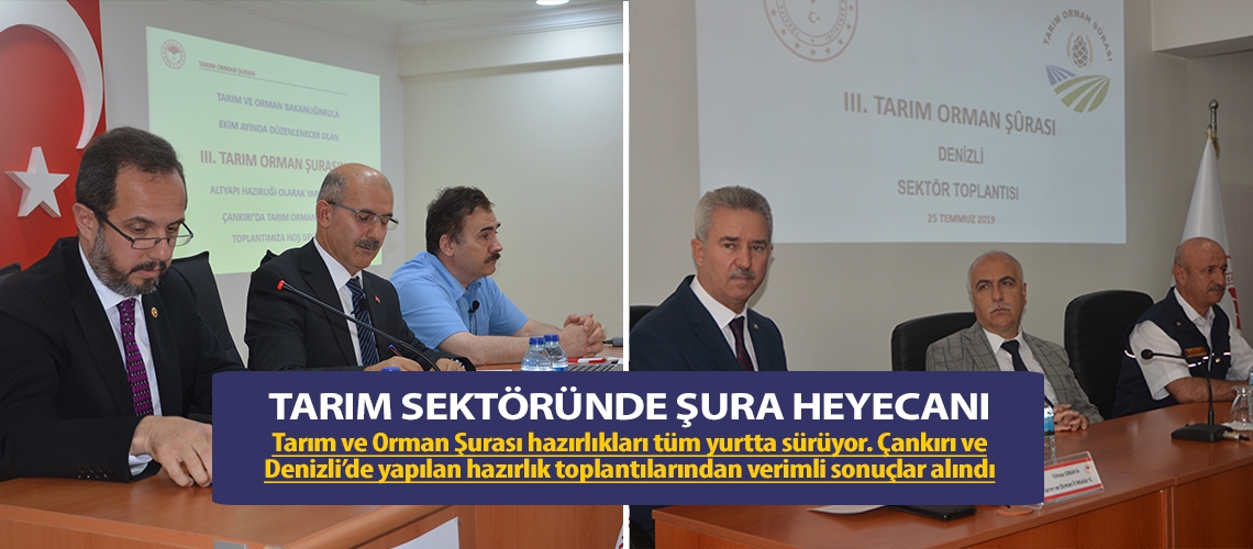 Tarım sektöründe şura heyecanı