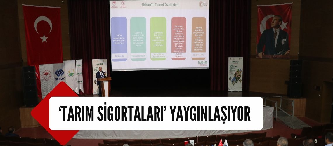 ‘Tarım Sigortaları’ yaygınlaşıyor