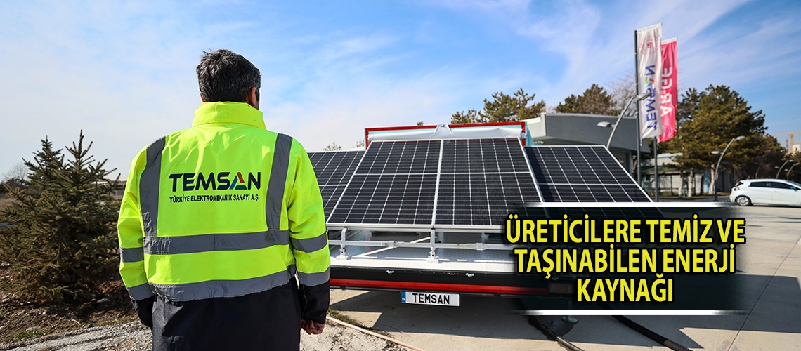 Üreticilere temiz ve taşınabilen enerji kaynağı