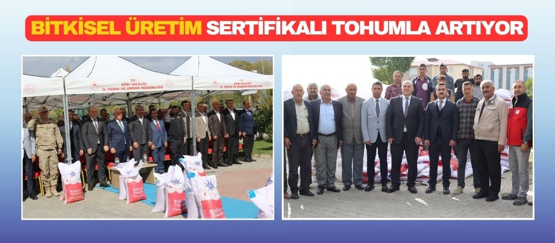 Bitkisel üretim sertifikalı tohumla artıyor