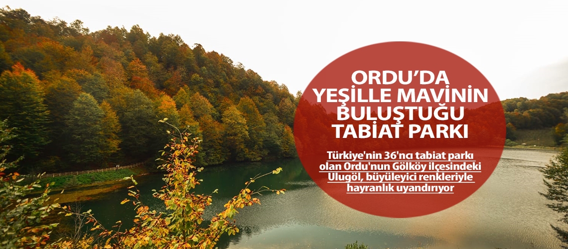 Ordu’da yeşille mavinin buluştuğu tabiat parkı.