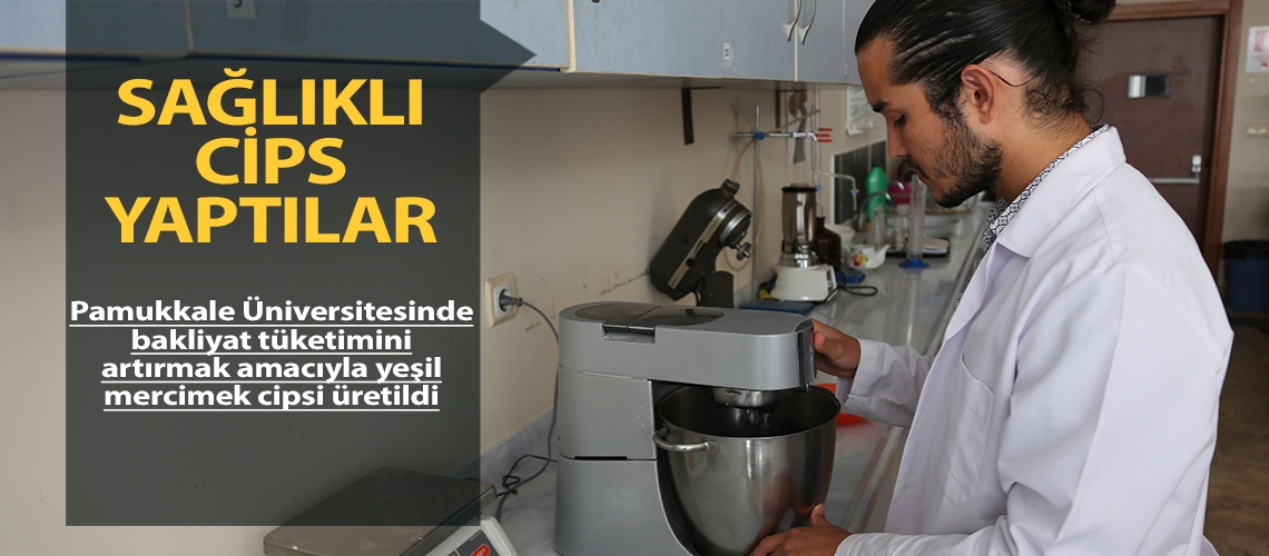 Yeşil mercimek cipsi