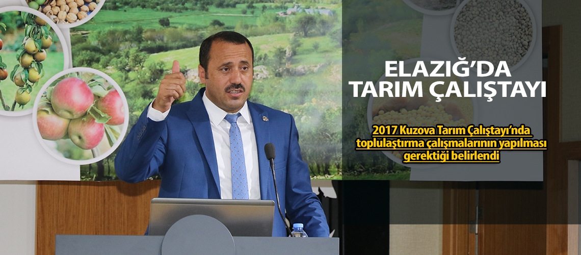 Elazığ’da tarım çalıştayı