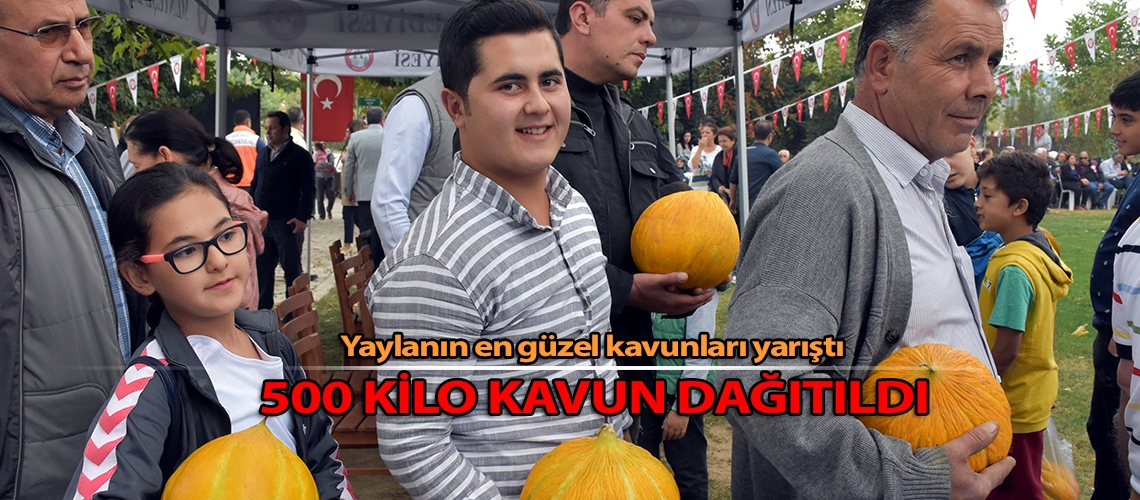 Yaylanın en güzel kavunu