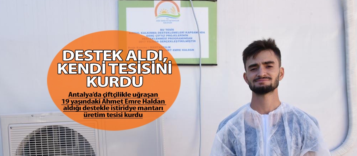 Genç çiftçinin istiridye başarısı