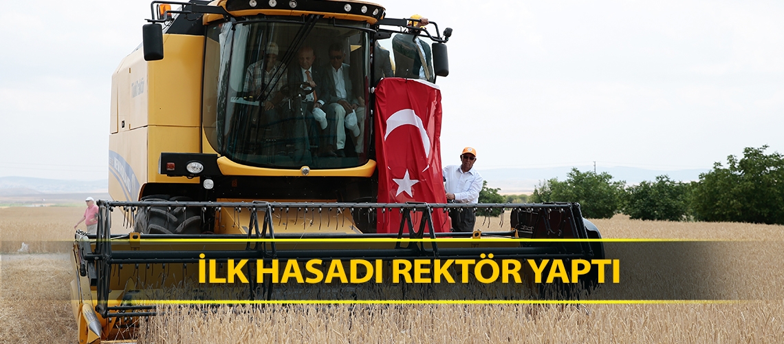 Üniversitede hasat heyecanı