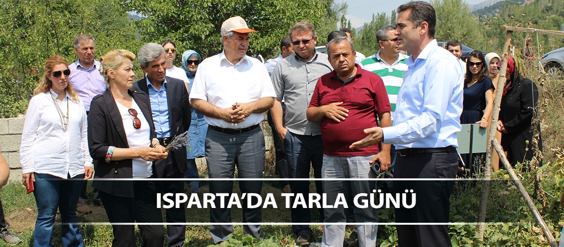 Isparta’da tarla günü