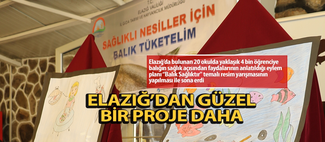 Elazığ’dan güzel bir proje daha