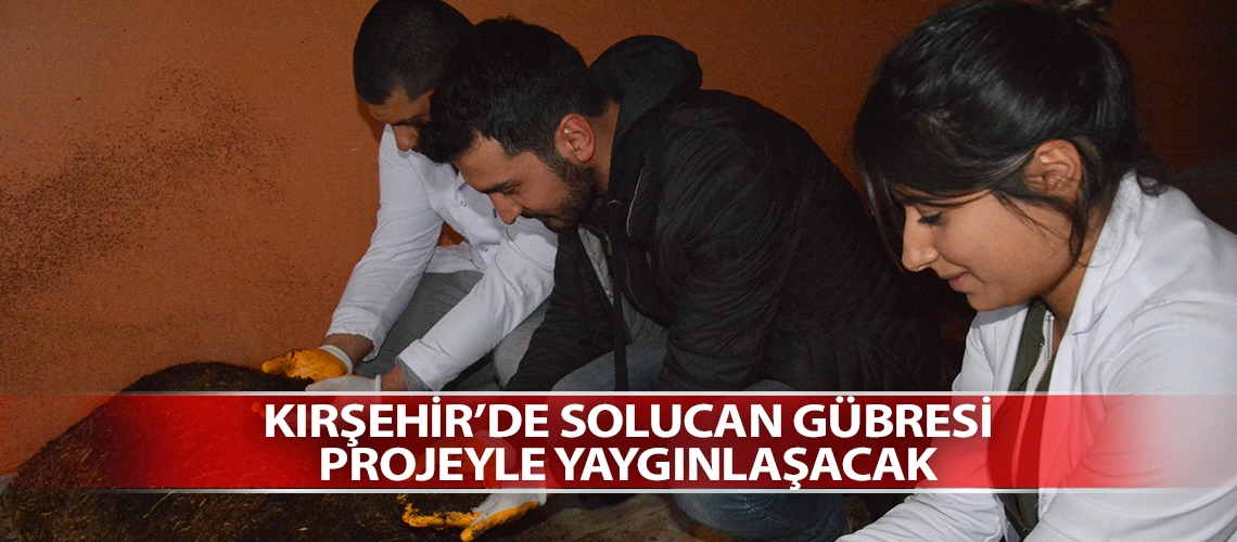 Üniversitede solucan gübresi üretimi