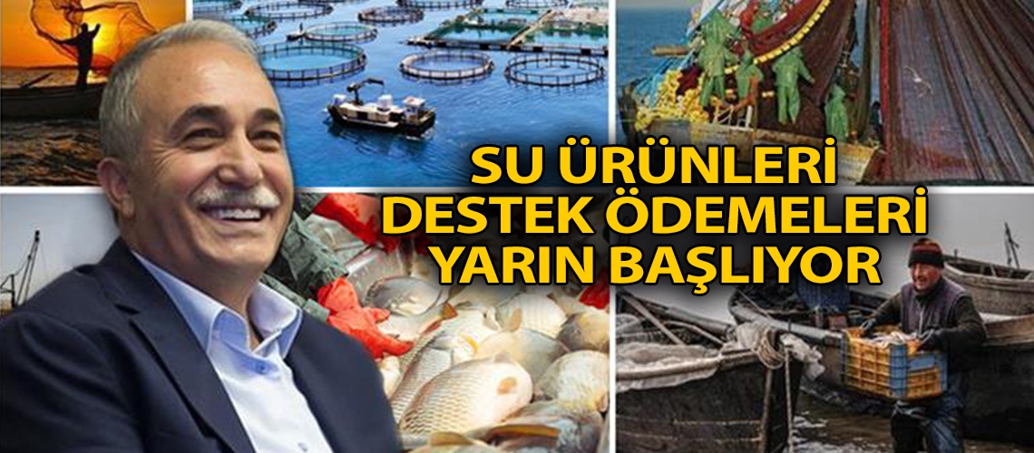 Su ürünleri destek ödemeleri yarın başlıyor