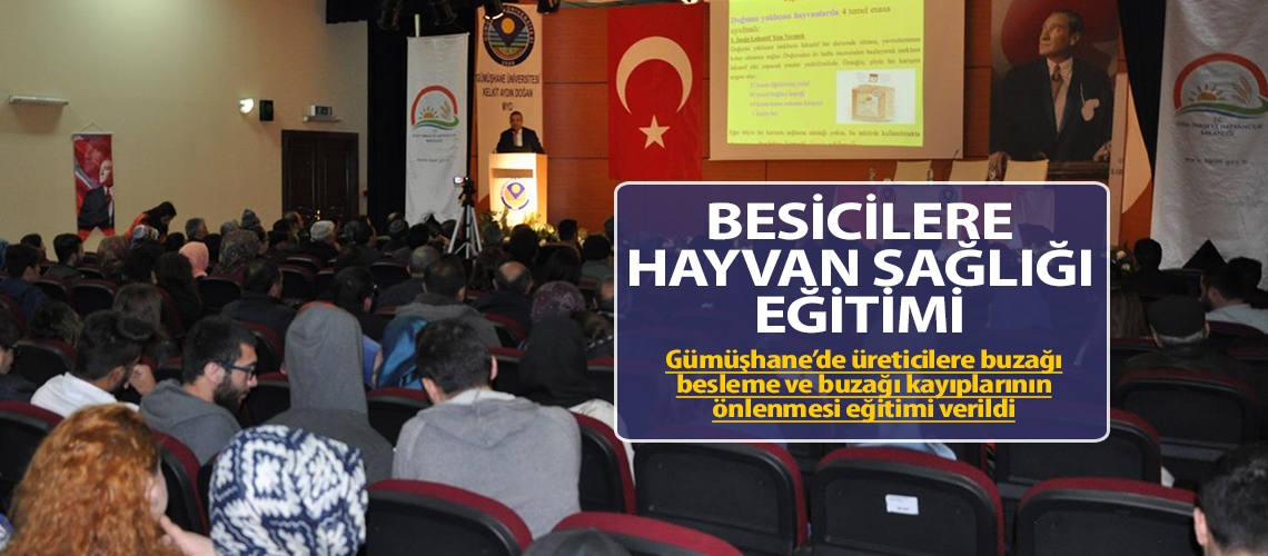 Besicilere hayvan sağlığı eğitimi