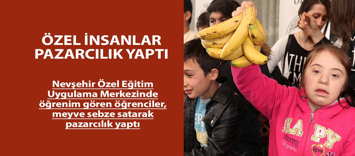 Özel insanlar pazarcılık yaptı