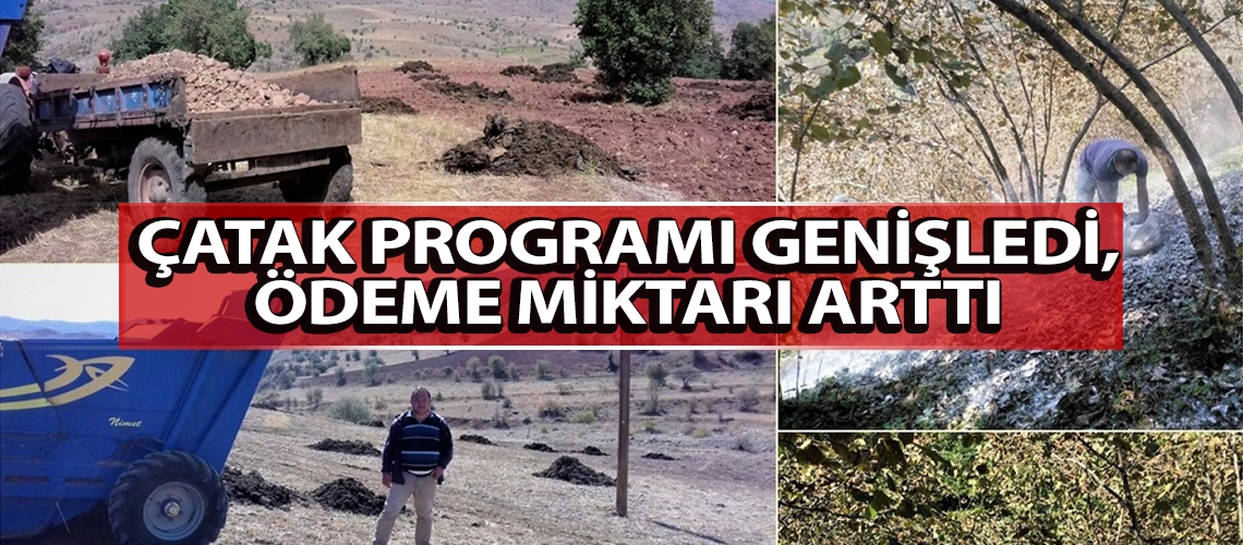 ÇATAK Programı genişledi, ödeme miktarı arttı