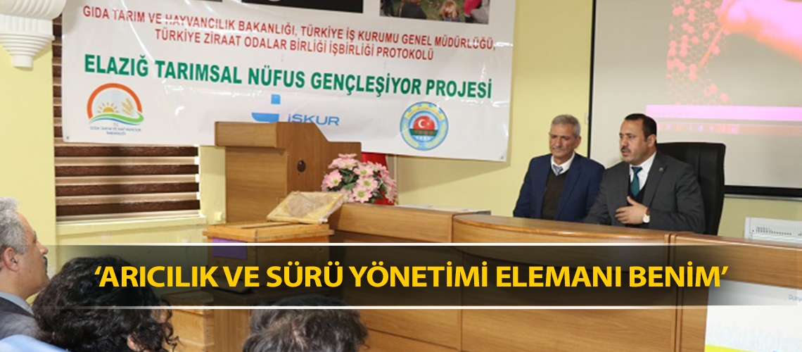 ‘Arıcılık ve Sürü Yönetimi Elemanı Benim’