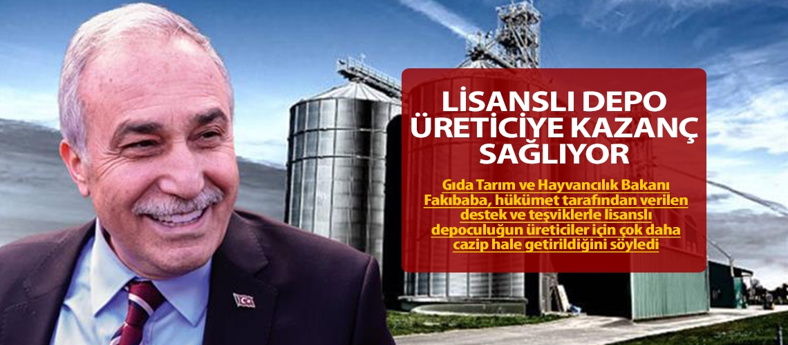 Lisanslı depo üreticiye kazanç sağlıyor