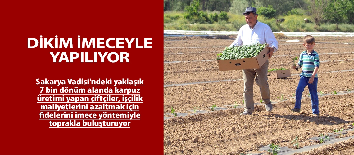 Dikim imeceyle yapılıyor