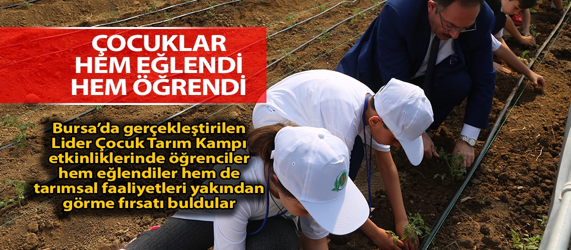 Çocuklar hem eğlendi hem öğrendi