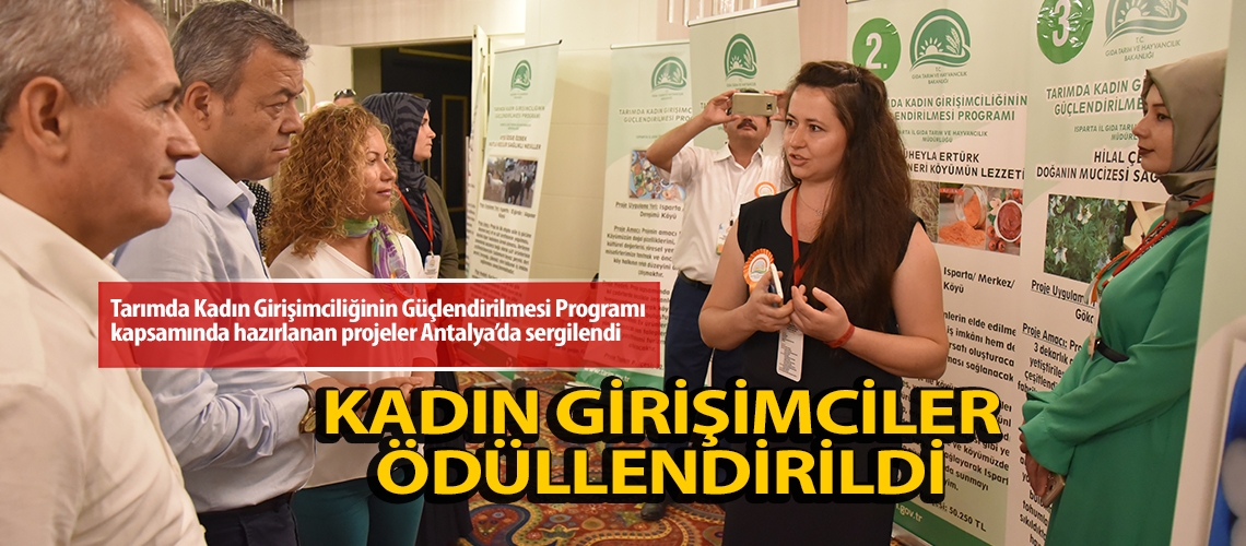 Kadın girişimciler ödüllendirildi