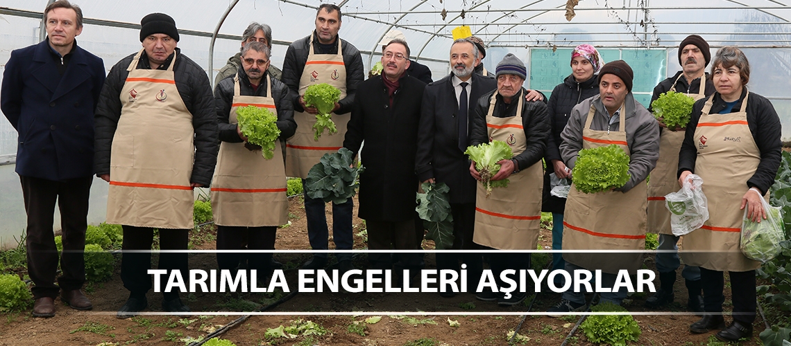 Tarımla engelleri aşıyorlar