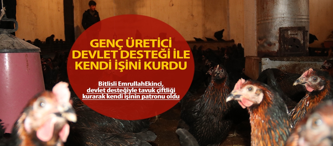 Genç üretici devlet desteği ile kendi işini kurdu