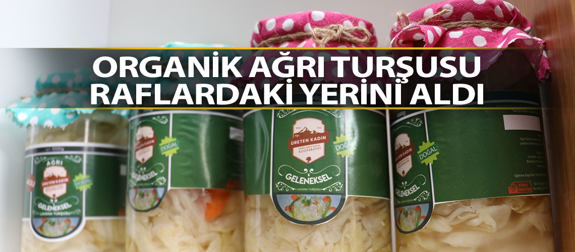 Organik Ağrı turşusu raflardaki yerini aldı