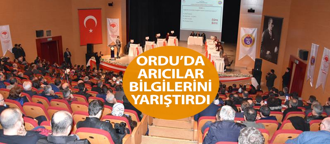 Ordu’da arıcılar bilgilerini yarıştırdı