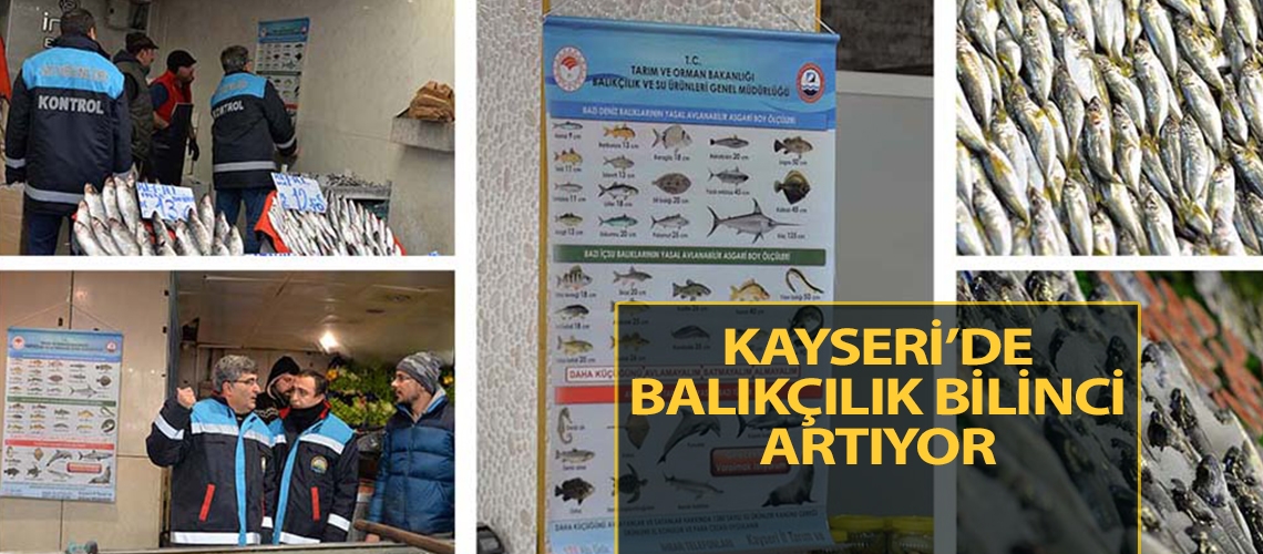 Kayseri’de balıkçılık bilinci artıyor