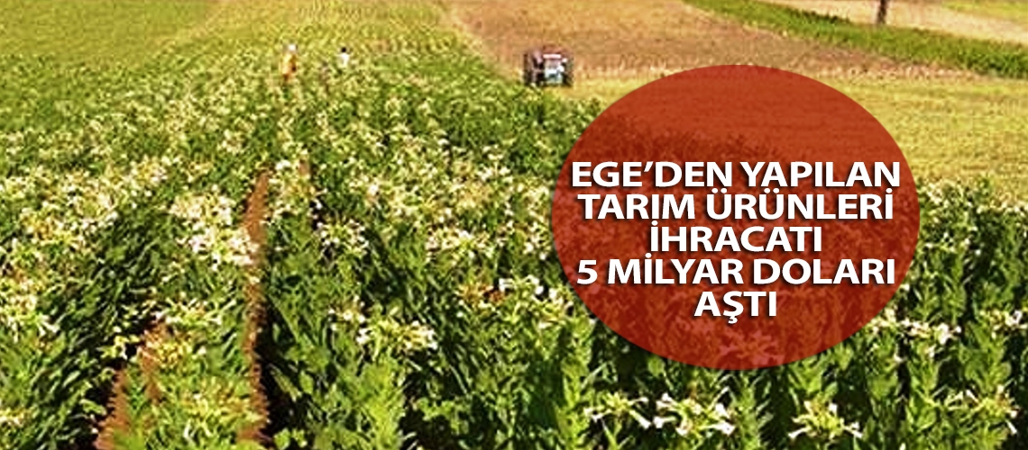 Ege’den yapılan tarım ürünleri ihracatı 5 milyar doları aştı