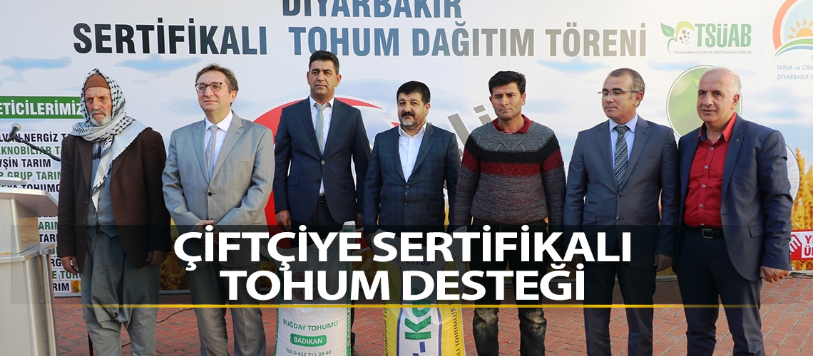 Çiftçiye sertifikalı tohum desteği