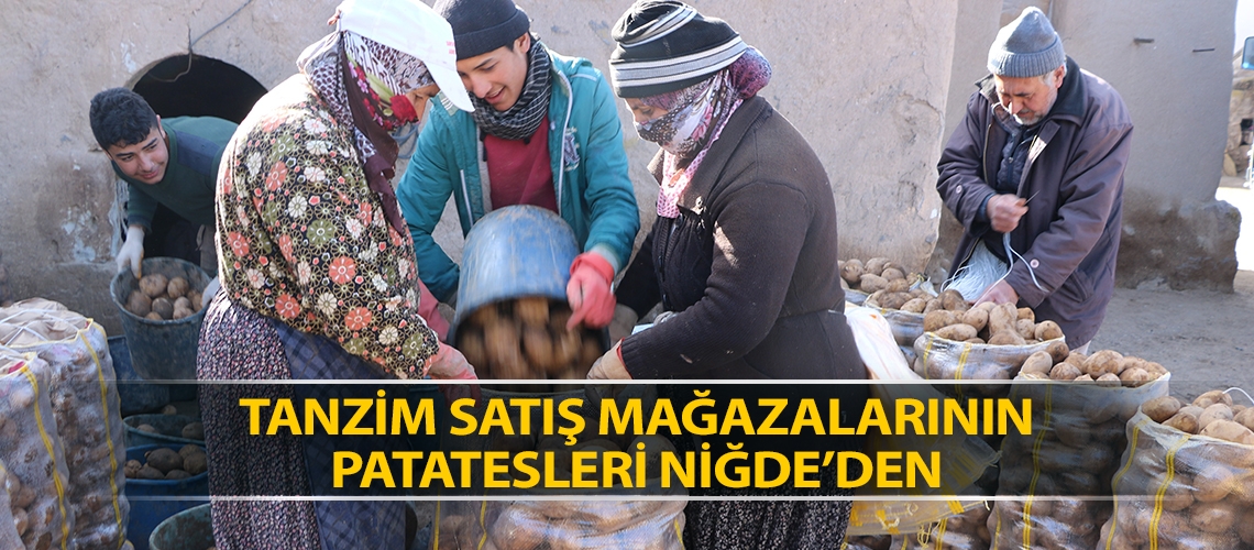 Tanzim satış mağazalarının patatesleri Niğde’den