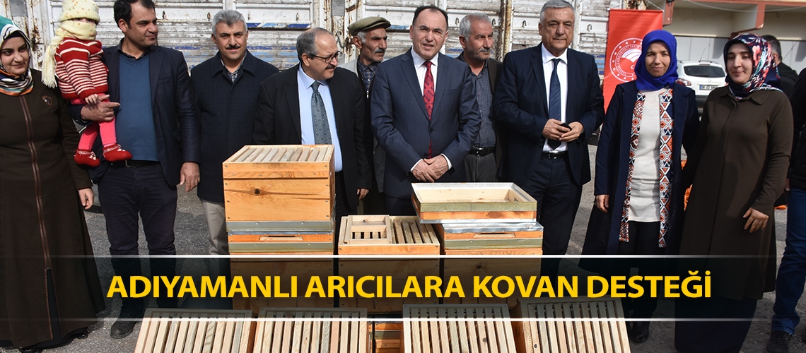 Adıyamanlı arıcılara kovan desteği