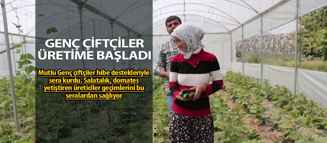 Genç çiftçiler üretime başladı